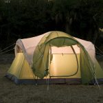 Golden Glowing Tent